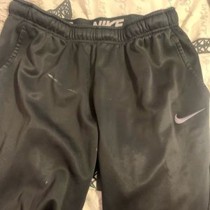 Mens black Nike sweat pants